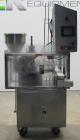 Used Modern Packaging Inc. Model SR-8DC Rotary Cup Filler/Sealer
