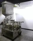 Used Pryor Packaging Machinery 2 Head Rotary Cup Filler and Lidder, Model 51190