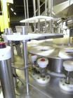 Used Pryor Packaging Machinery 2 Head Rotary Cup Filler and Lidder, Model 51190