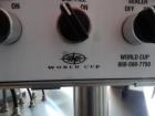 Used World Cup Packaging 8-80 Cup Filler. Container size: up to 80 ounces or up to 6.5 inch maximum diameter with change parts from the OEM. Filling speed: up to 40 indexes per minute depending on cu...