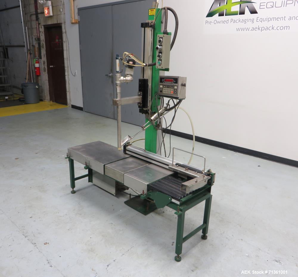 Used Pacific Semi-Automatic Single-Head Net Weight Pail Filler