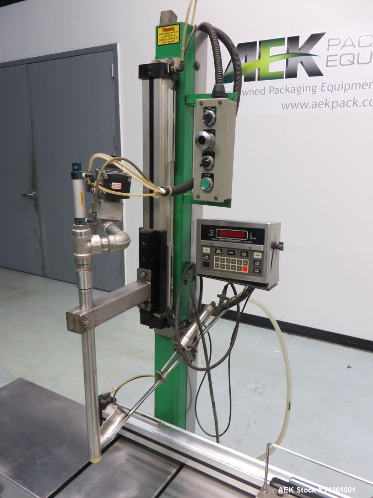 Used Pacific Semi-Automatic Single-Head Net Weight Pail Filler