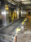 Used Drum filling line designed to fill 4 drums on a pallet. PLC controlled pallet transfer system, room for 2 pallets staging, 1 pallet filling and 3 full pallets. All automatic indexing. Filling st...
