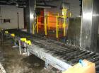 Used Drum filling line designed to fill 4 drums on a pallet. PLC controlled pallet transfer system, room for 2 pallets staging, 1 pallet filling and 3 full pallets. All automatic indexing. Filling st...