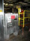 Used Drum filling line designed to fill 4 drums on a pallet. PLC controlled pallet transfer system, room for 2 pallets staging, 1 pallet filling and 3 full pallets. All automatic indexing. Filling st...