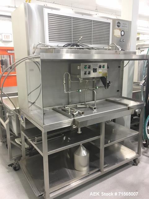 Used MicroThermics R&D Lab Filler with Hepa Enclosure.