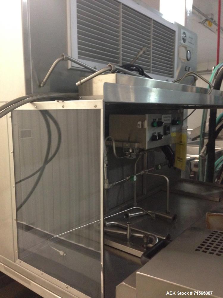 Used MicroThermics R&D Lab Filler with Hepa Enclosure.