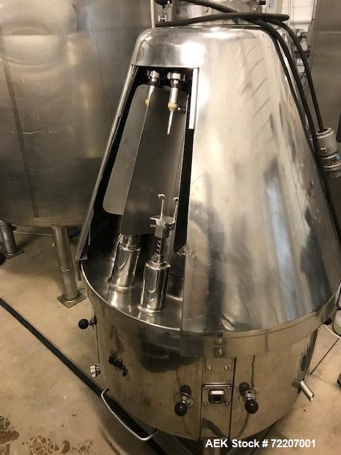 Used Seitz Tirax 12 Head Semi-Automatic Counter Pressure Filler