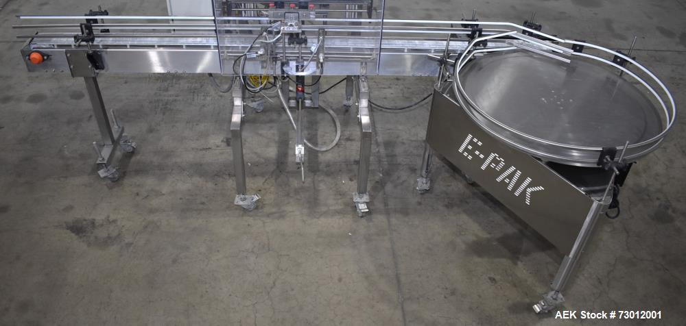 Used EPAK Inline Automatic Filler - 3 Heads, Pressure Gravity System
