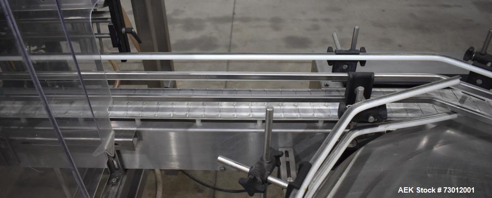 Used EPAK Inline Automatic Filler - 3 Heads, Pressure Gravity System