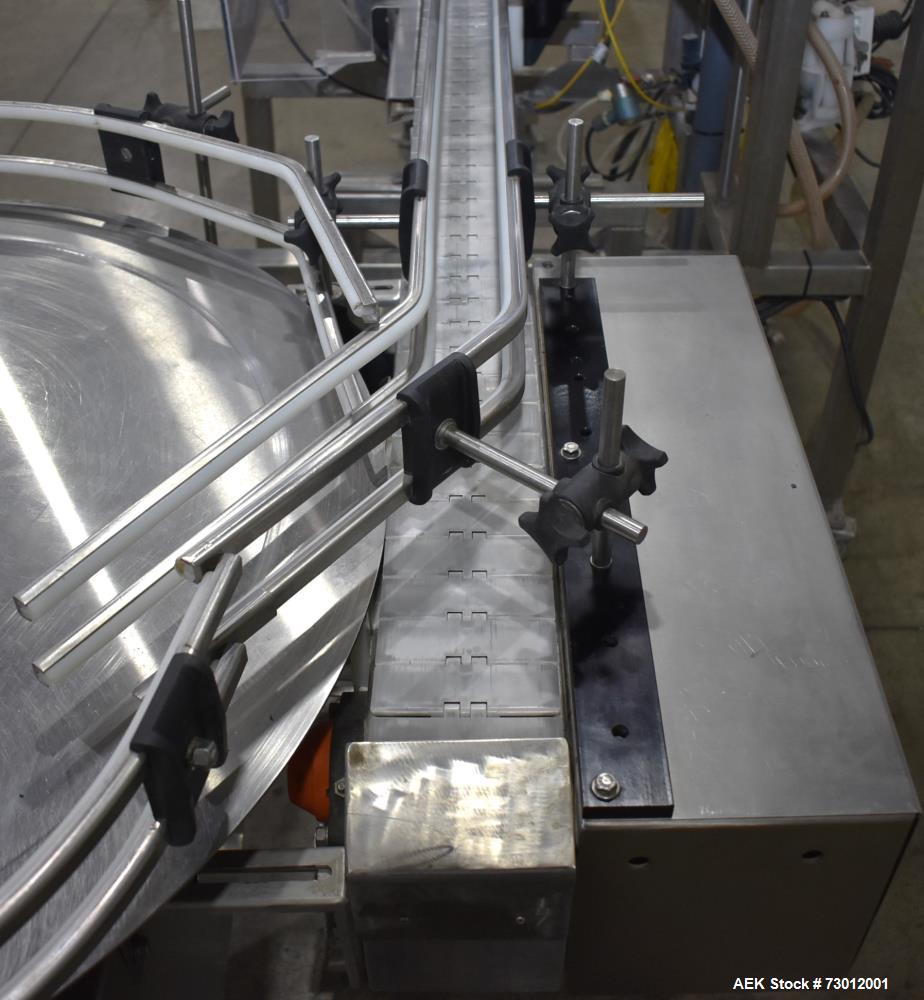 Used EPAK Inline Automatic Filler - 3 Heads, Pressure Gravity System