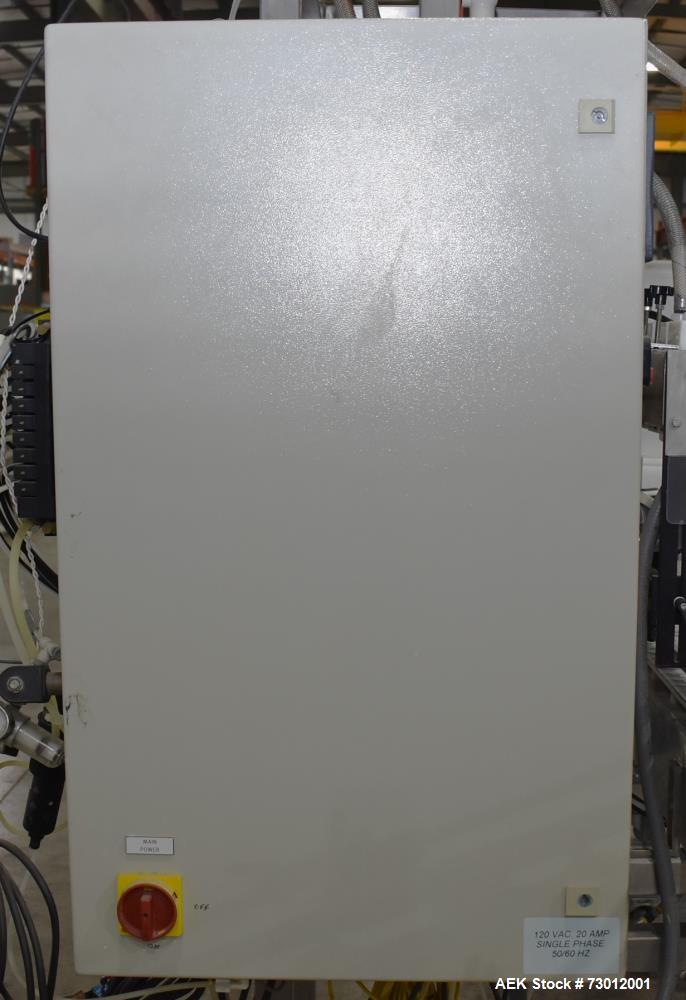 Used EPAK Inline Automatic Filler - 3 Heads, Pressure Gravity System
