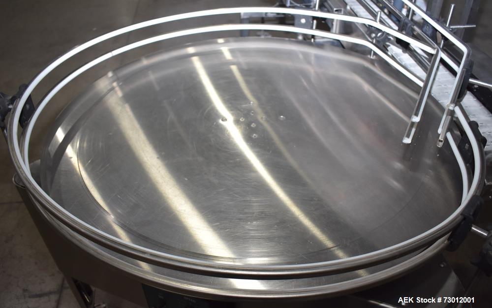 Used EPAK Inline Automatic Filler - 3 Heads, Pressure Gravity System