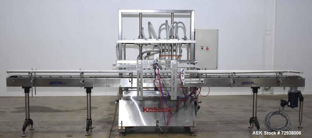 Accutek APOF Automatic Six Head Pressure Overflow Filler