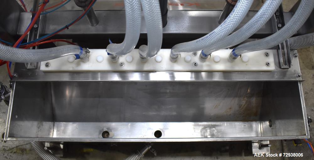 Accutek APOF Automatic Six Head Pressure Overflow Filler