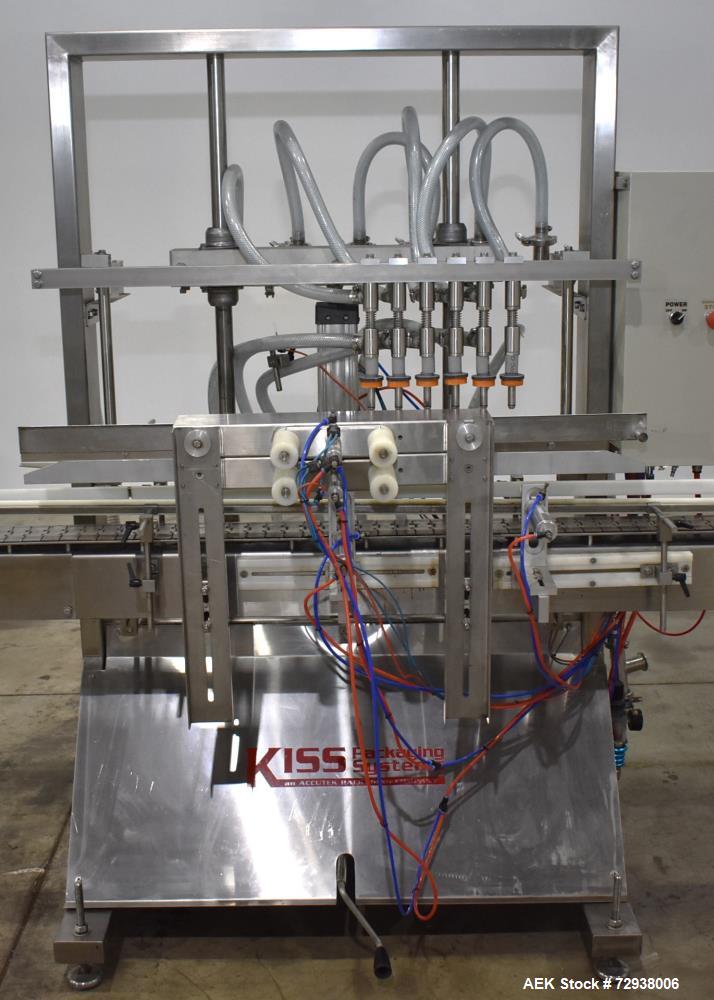 Accutek APOF Automatic Six Head Pressure Overflow Filler
