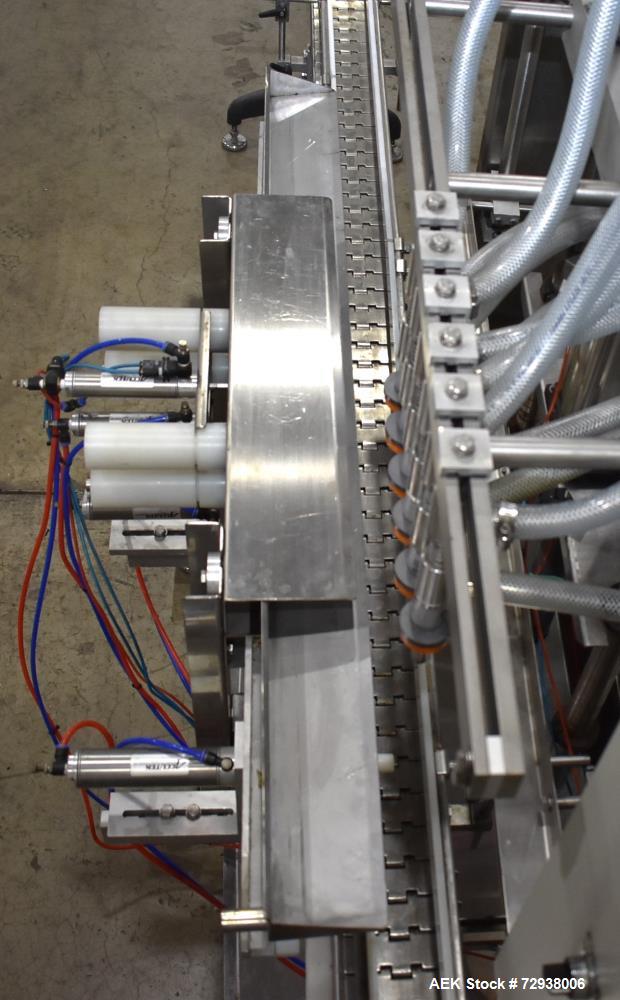 Accutek APOF Automatic Six Head Pressure Overflow Filler