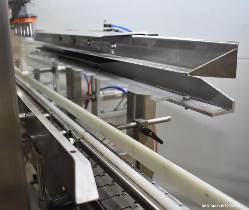 Accutek APOF Automatic Six Head Pressure Overflow Filler