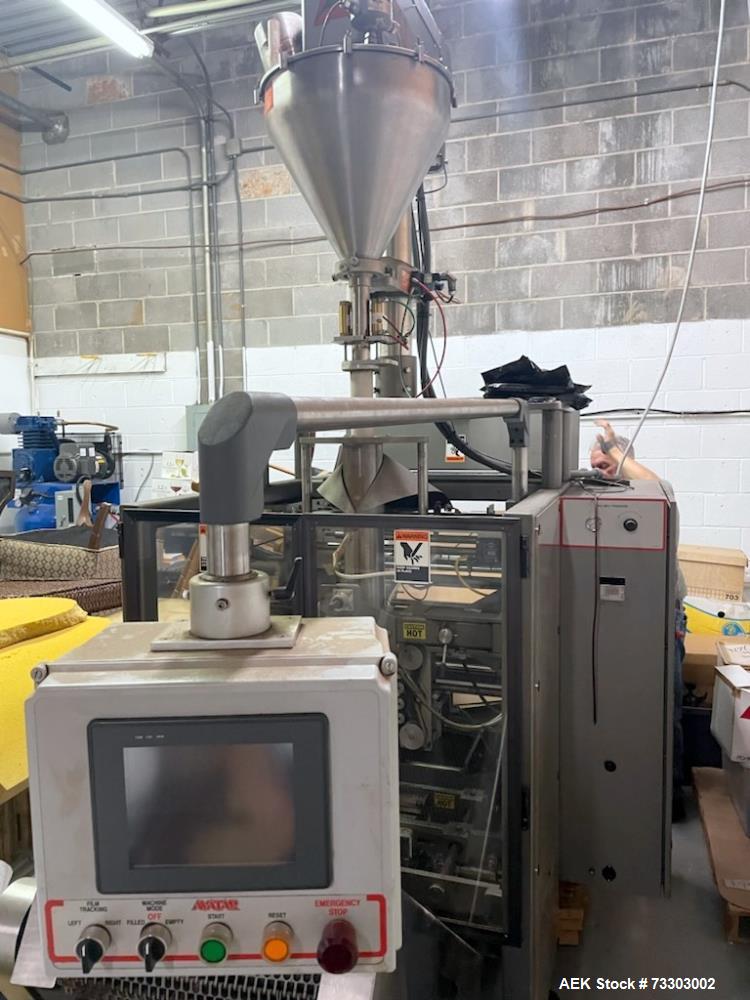 Used All-Fill Model V3200 Vertical Form Fill Seal Machine with Auger Filler | VFFS Packaging System