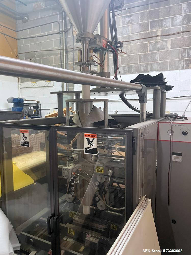 Used All-Fill Model V3200 Vertical Form Fill Seal Machine with Auger Filler | VFFS Packaging System