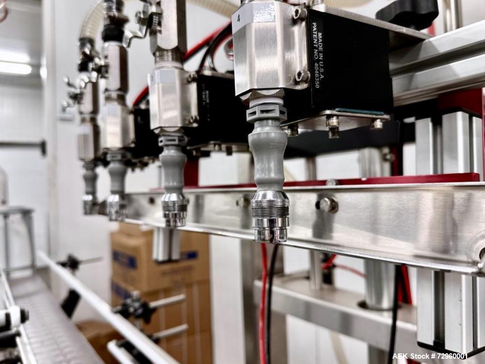 Used Apex Filling Systems 4 Head Gravity Filler