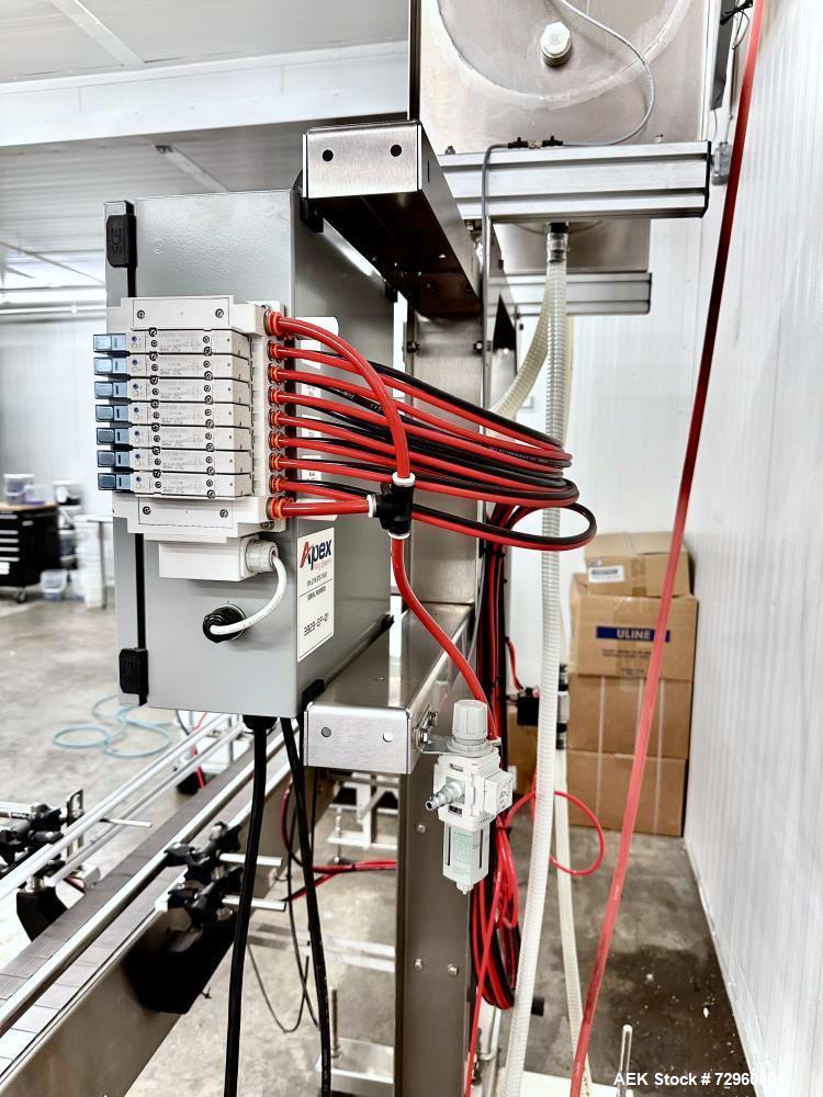 Used Apex Filling Systems 4 Head Gravity Filler