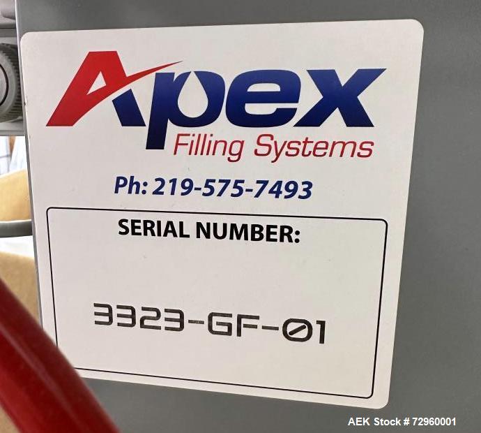 Used Apex Filling Systems 4 Head Gravity Filler