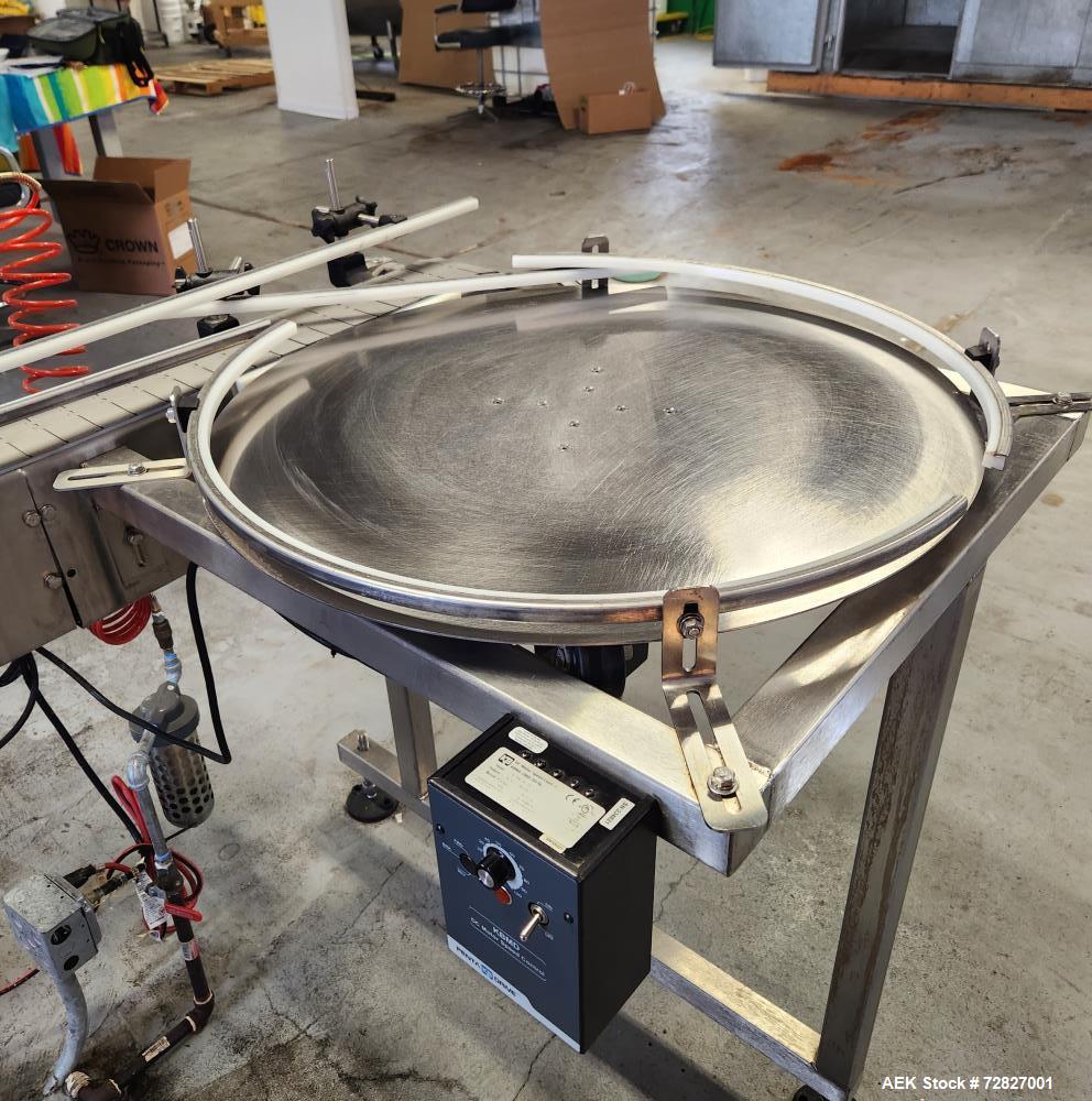 Used Chadam Automatic 2 Head Gravity Overflow Filler