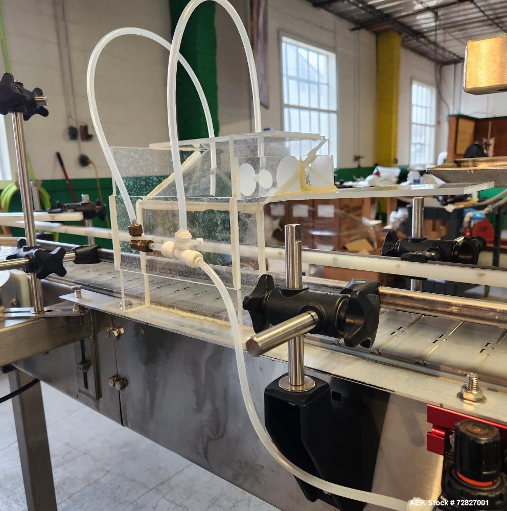 Used Chadam Automatic 2 Head Gravity Overflow Filler