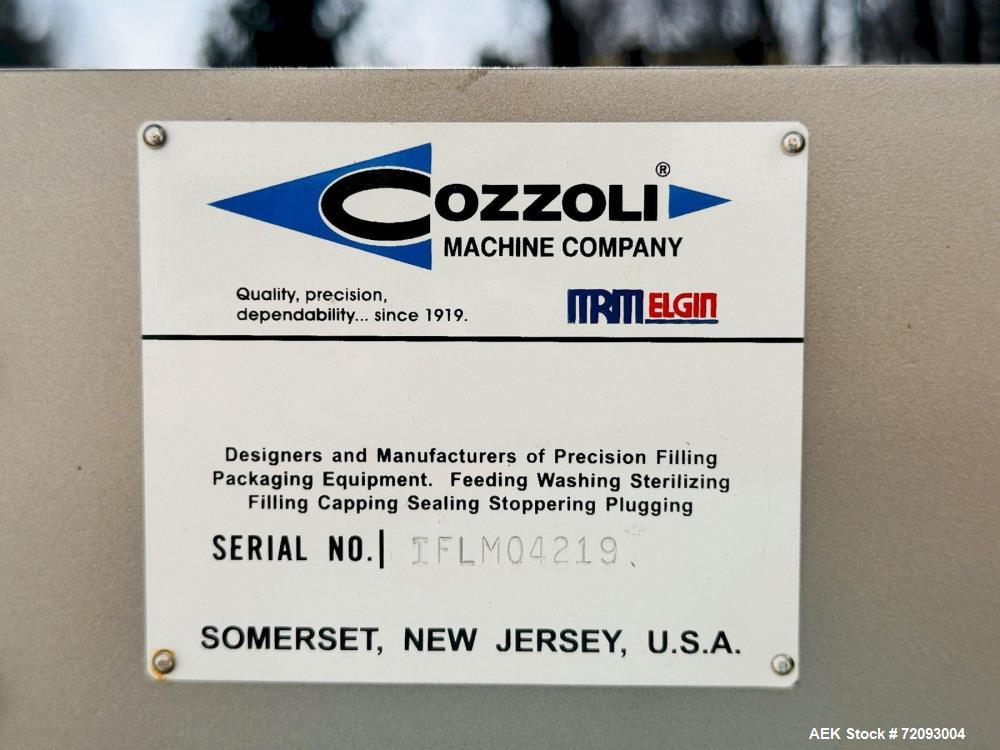 Used Cozzoli IFLM Manual Inline Filler – 4-Head Explosion-Proof Stainless Steel System