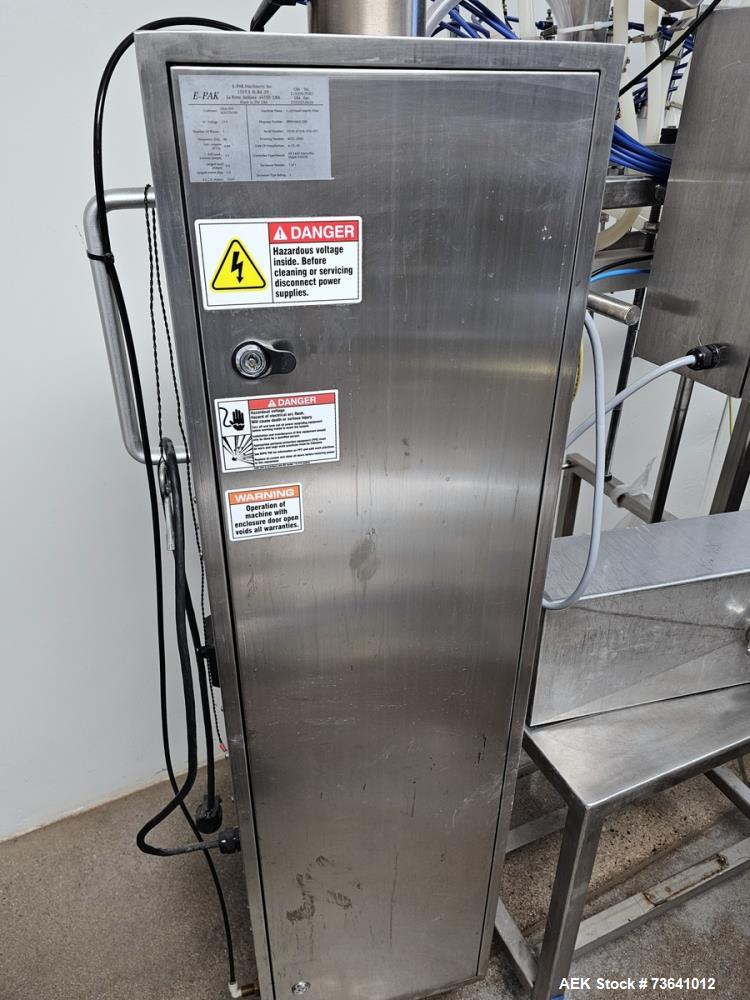 Used E-Pak 16 Head Automatic Inline Liquid Filler Microprocessor Controlled