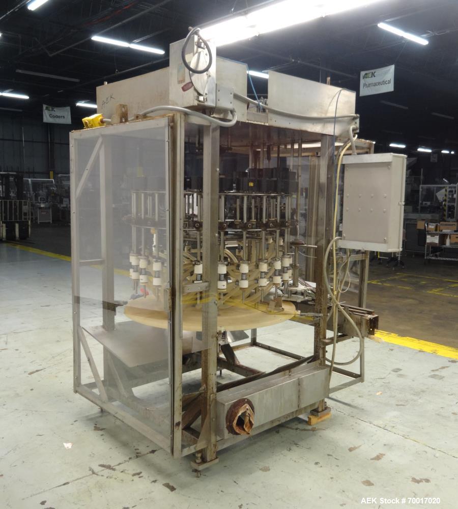Used Filling Equipment Company 24 Head Rotary Liquid Filler