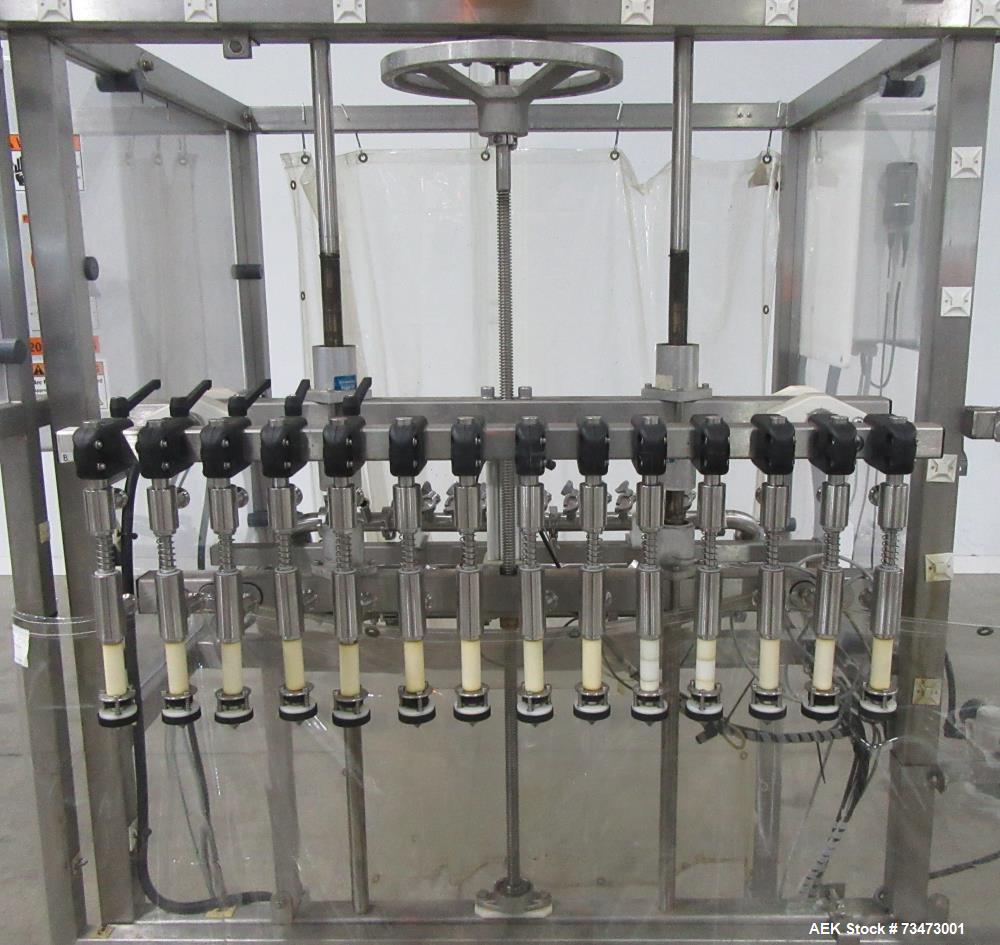 Used Inline Filling Systems 14-Head Automatic Inline Pressure Filler