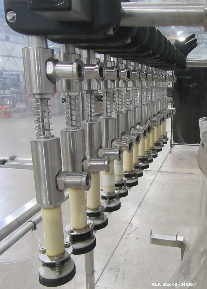 Used Inline Filling Systems 14-Head Automatic Inline Pressure Filler