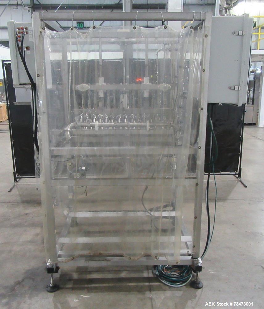 Used Inline Filling Systems 14-Head Automatic Inline Pressure Filler