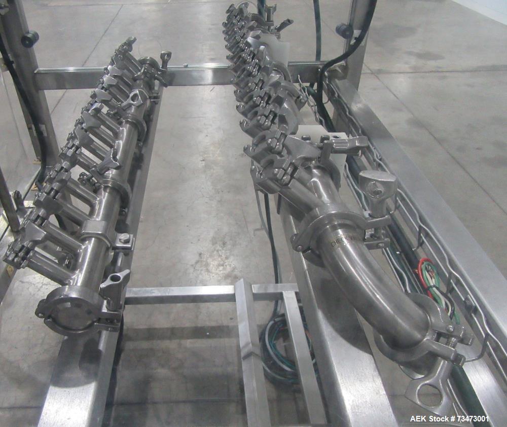 Used Inline Filling Systems 14-Head Automatic Inline Pressure Filler
