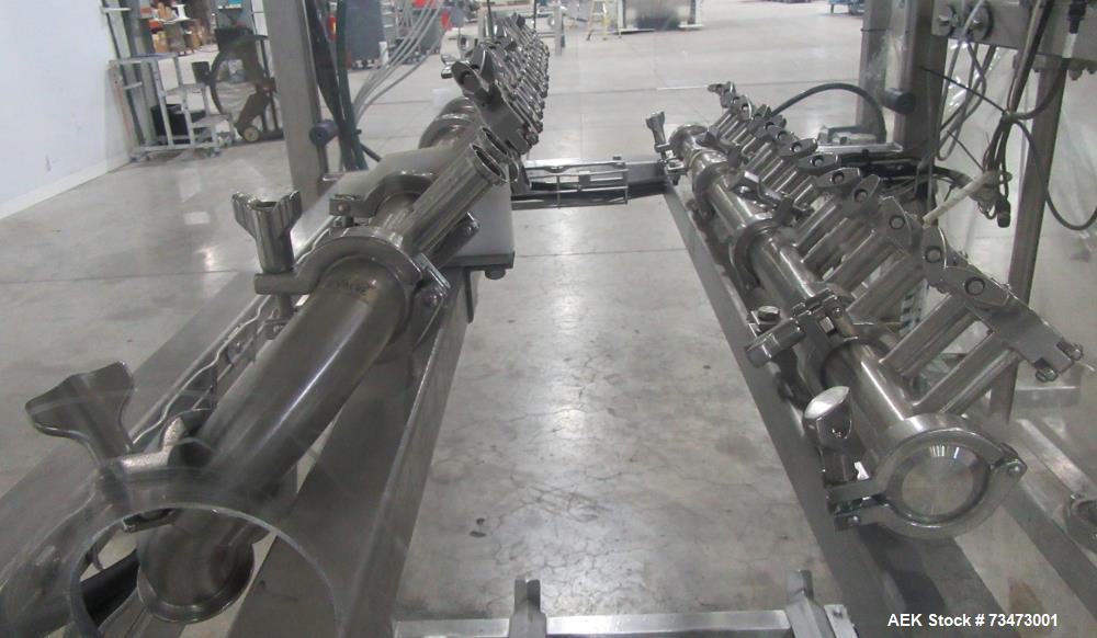 Used Inline Filling Systems 14-Head Automatic Inline Pressure Filler