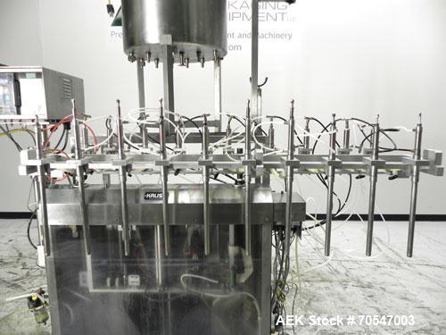 Used Kalish Model 500012 Electronic Time Pressure Gravity Filler