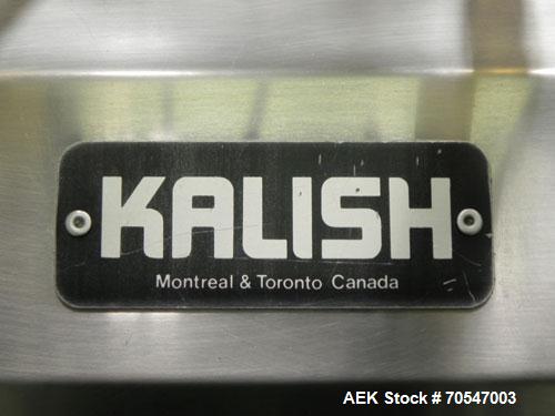 Used Kalish Model 500012 Electronic Time Pressure Gravity Filler