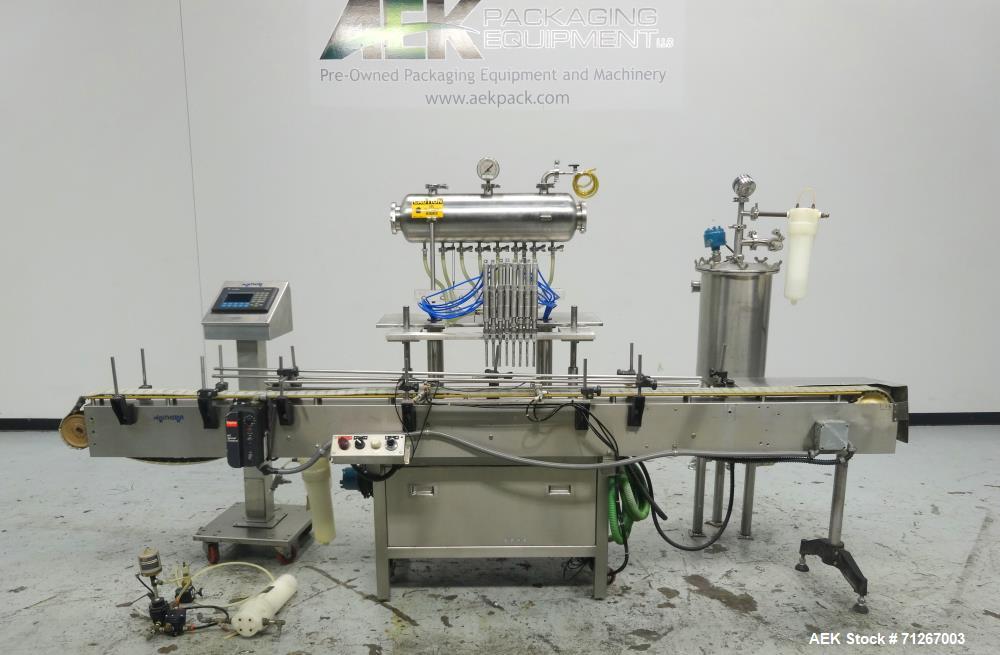 Used- Healthstar Stainless Steel Inline Pressure-Gravity Filler