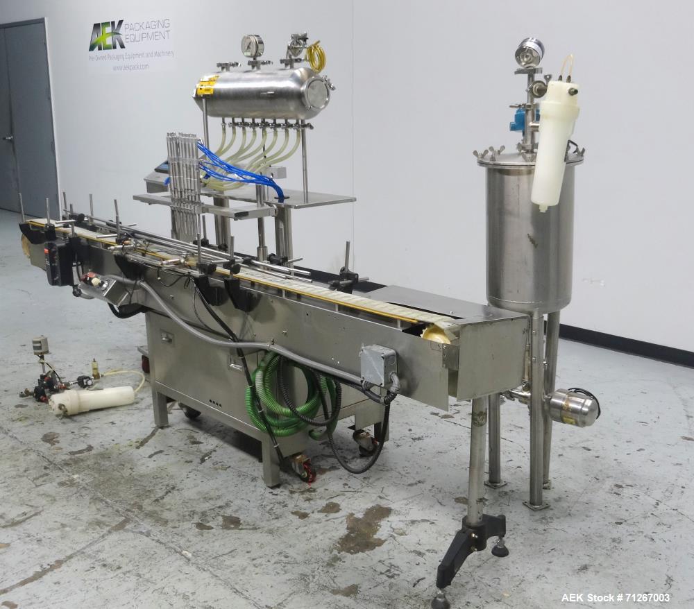 Used- Healthstar Stainless Steel Inline Pressure-Gravity Filler