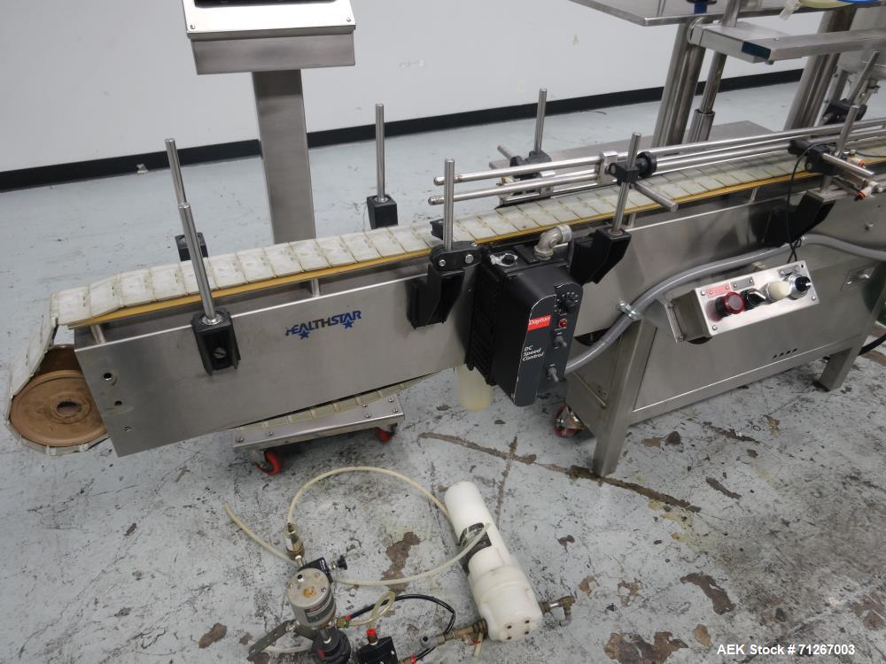 Used Healthstar Stainless Steel Inline Pressure-Gravity Filler