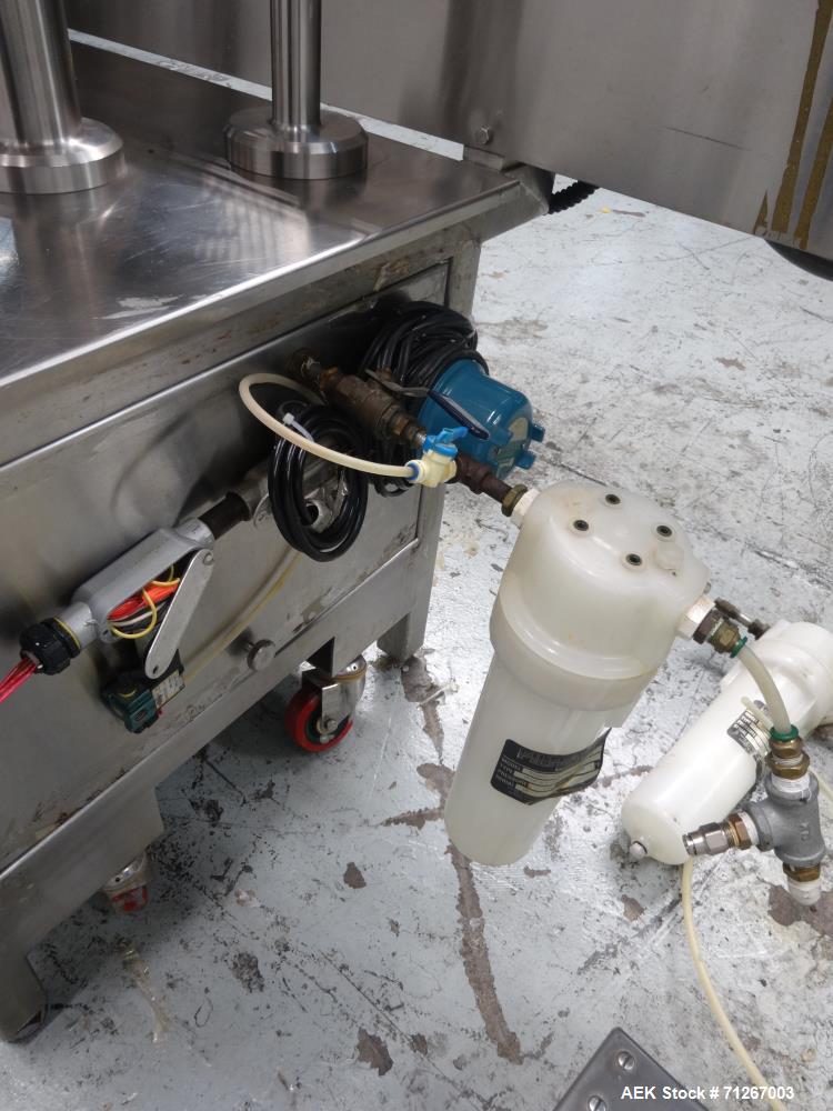 Used- Healthstar Stainless Steel Inline Pressure-Gravity Filler