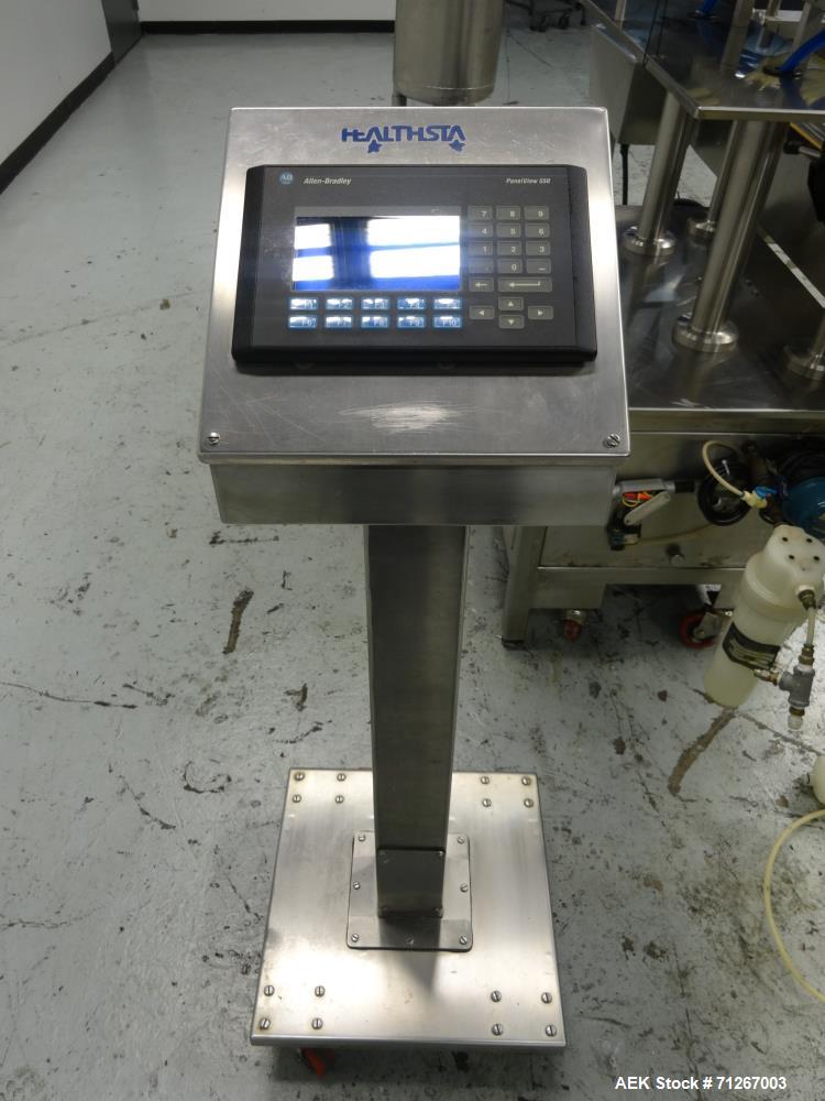 Used- Healthstar Stainless Steel Inline Pressure-Gravity Filler