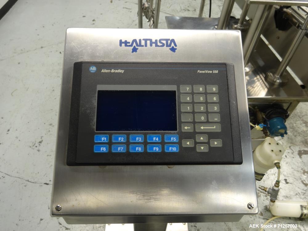 Used- Healthstar Stainless Steel Inline Pressure-Gravity Filler