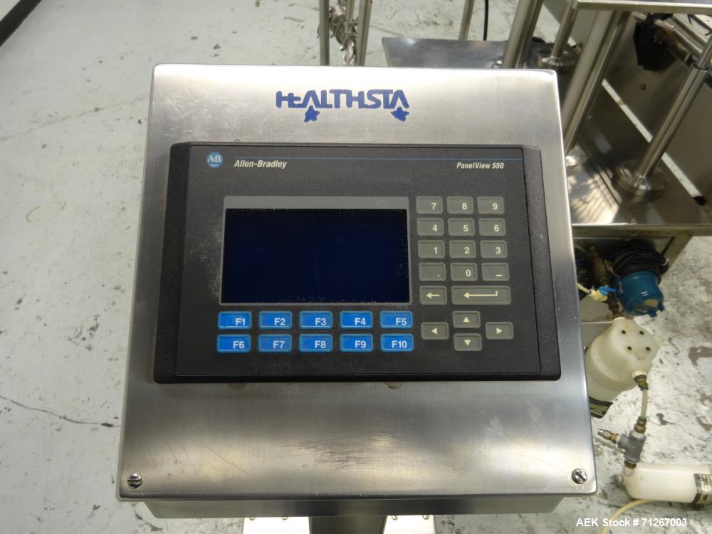 Used Healthstar Stainless Steel Inline Pressure-Gravity Filler
