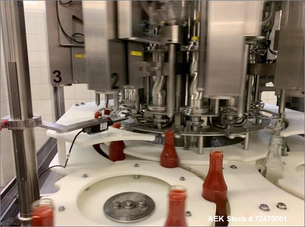 Used-Fa. Bünder & Schmitt Fully Automated Gravity Pressure Liquid Hot Set Up Fil