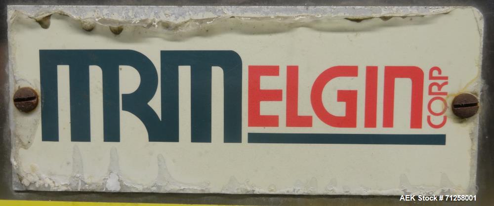 Used MRM Model GRC-A Straight Line Pressure Overflow Liquid Filler