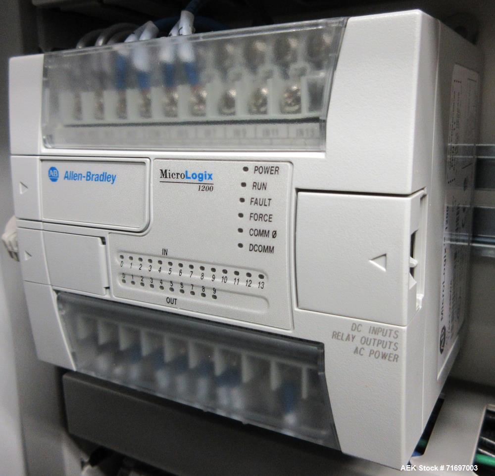 Used Packaging Dynamics Model SLA-8 8-Head Inline Pressure Overflow Liquid Fill