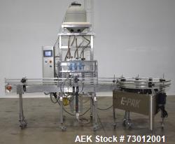 EPAK Inline Programmable Automatic Pressure Gravity 3 Head Expandable Filler. Ca